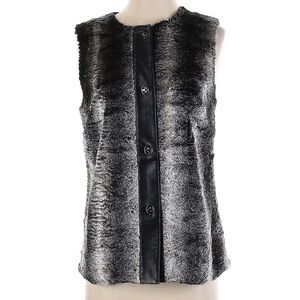 Ellen Tracy Faux Fur Vest